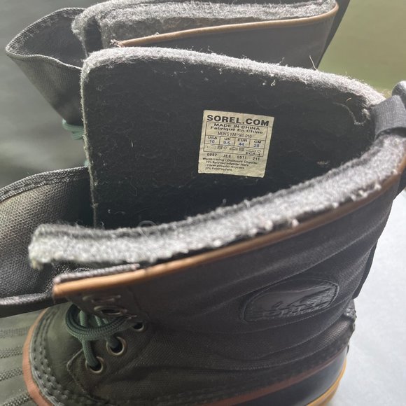 SOREL Men\'s 1964 Premium T Black Leather/CVS Waterproof Snow Winter Boot Size 10 main image 4